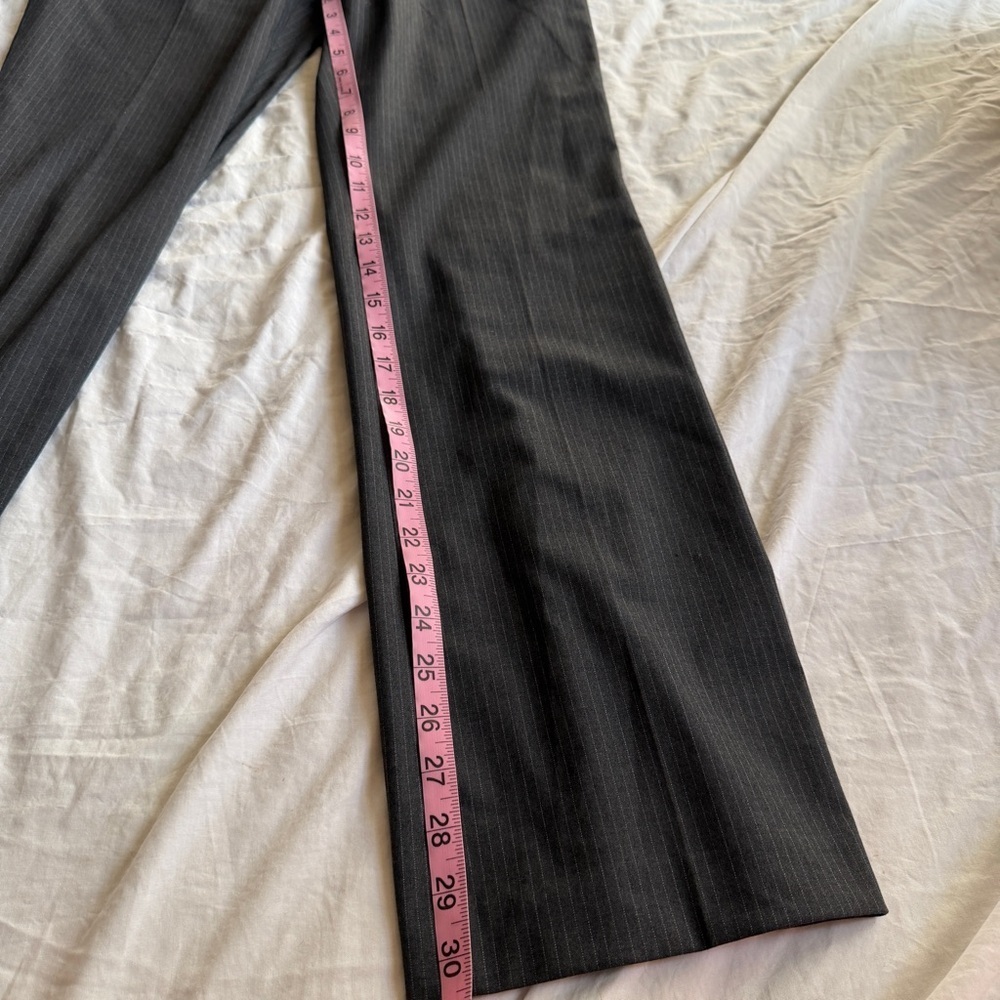 Calvin Klein High-Waisted Pinstripe Trousers – Size 4 (NWT) - Picture 6 of 9